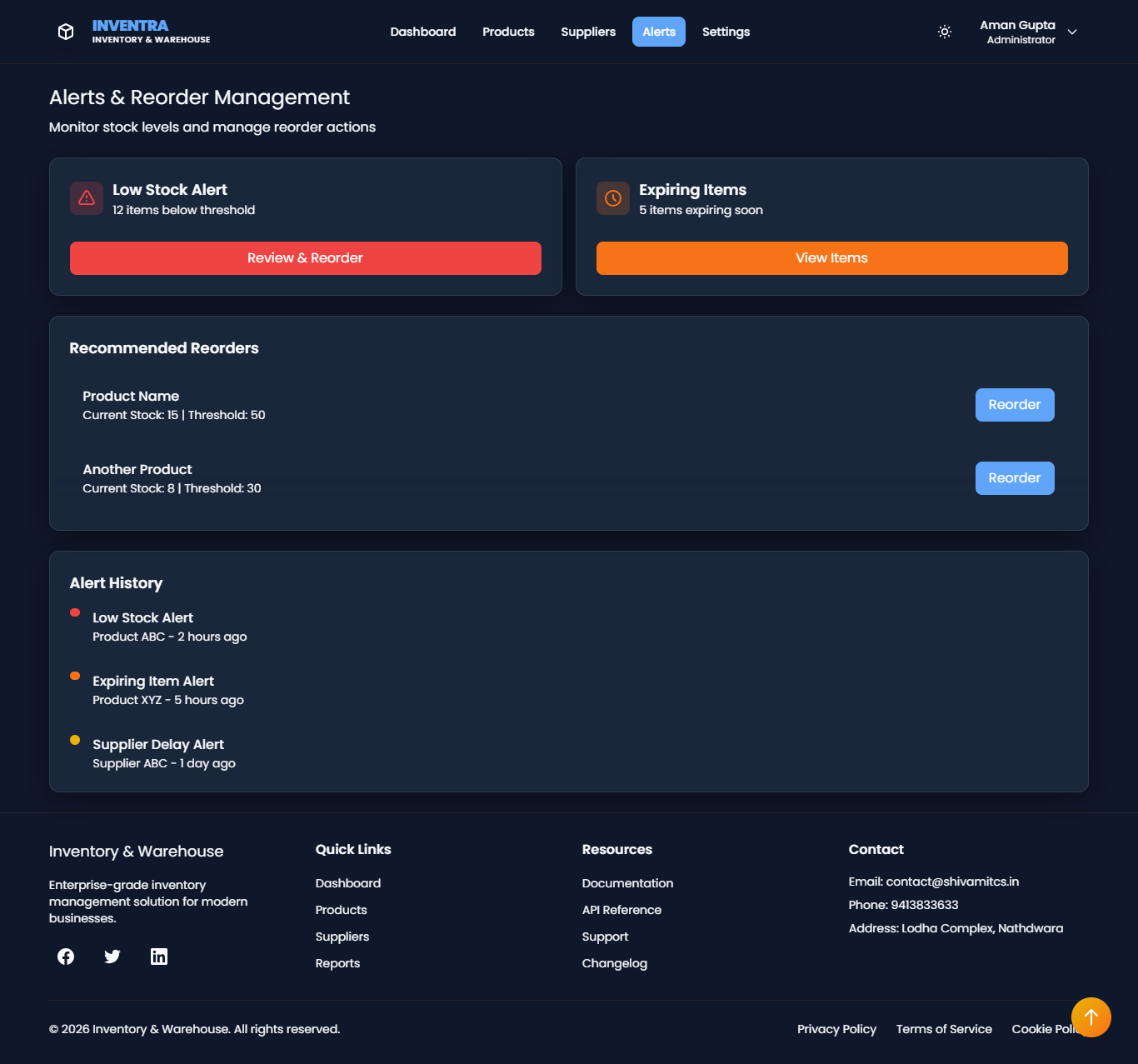 Inventory & Warehouse Management System screenshot 6