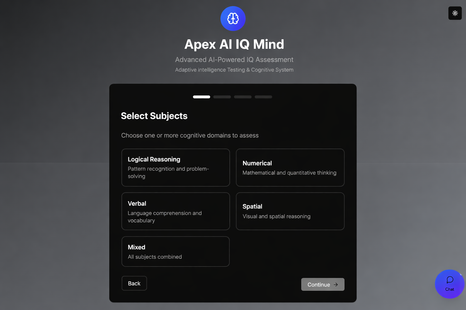 Advanced AI-Powered IQ Assessment screenshot 1