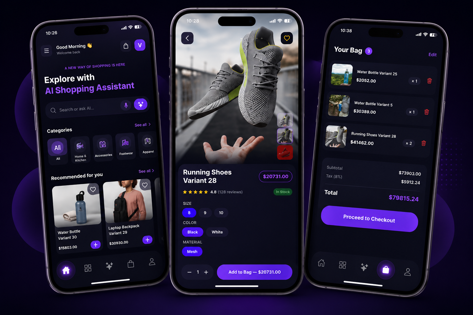 Multi-T-Ecomm Mobile – AI Powered Conversational Shopping App screenshot 3