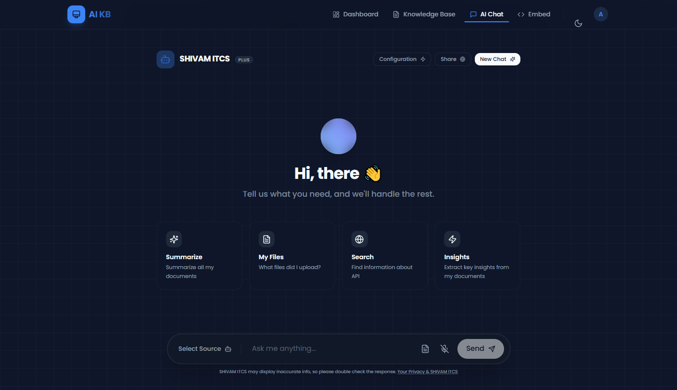 Vector RAG – Enterprise Semantic AI Knowledge Assistant screenshot 1