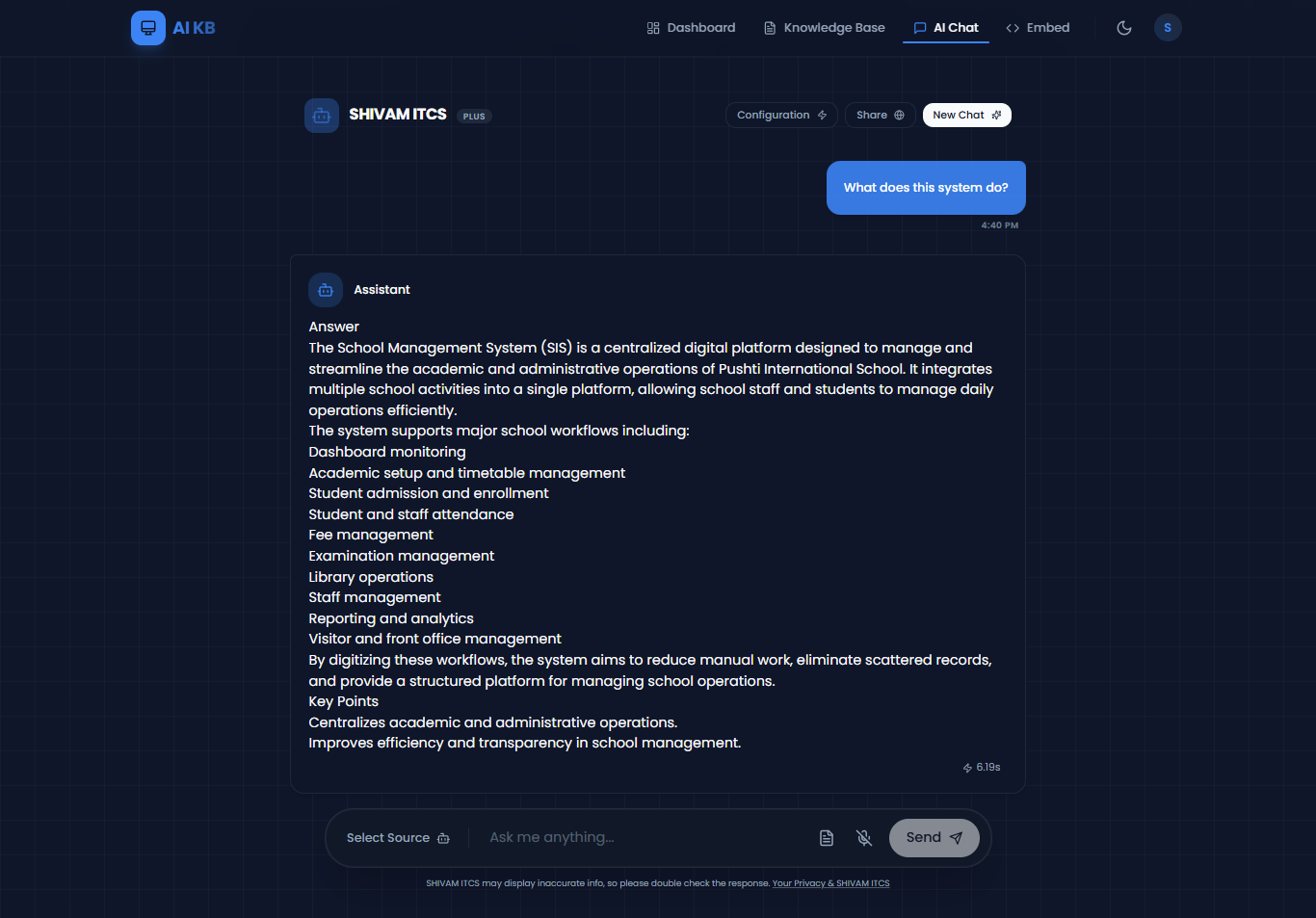 Vector RAG – Enterprise Semantic AI Knowledge Assistant screenshot 2