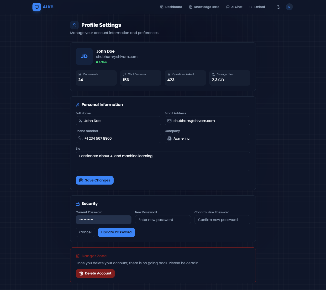 Vector RAG – Enterprise Semantic AI Knowledge Assistant screenshot 7