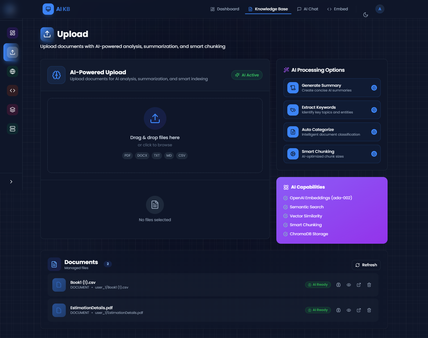 Vector RAG – Enterprise Semantic AI Knowledge Assistant screenshot 9