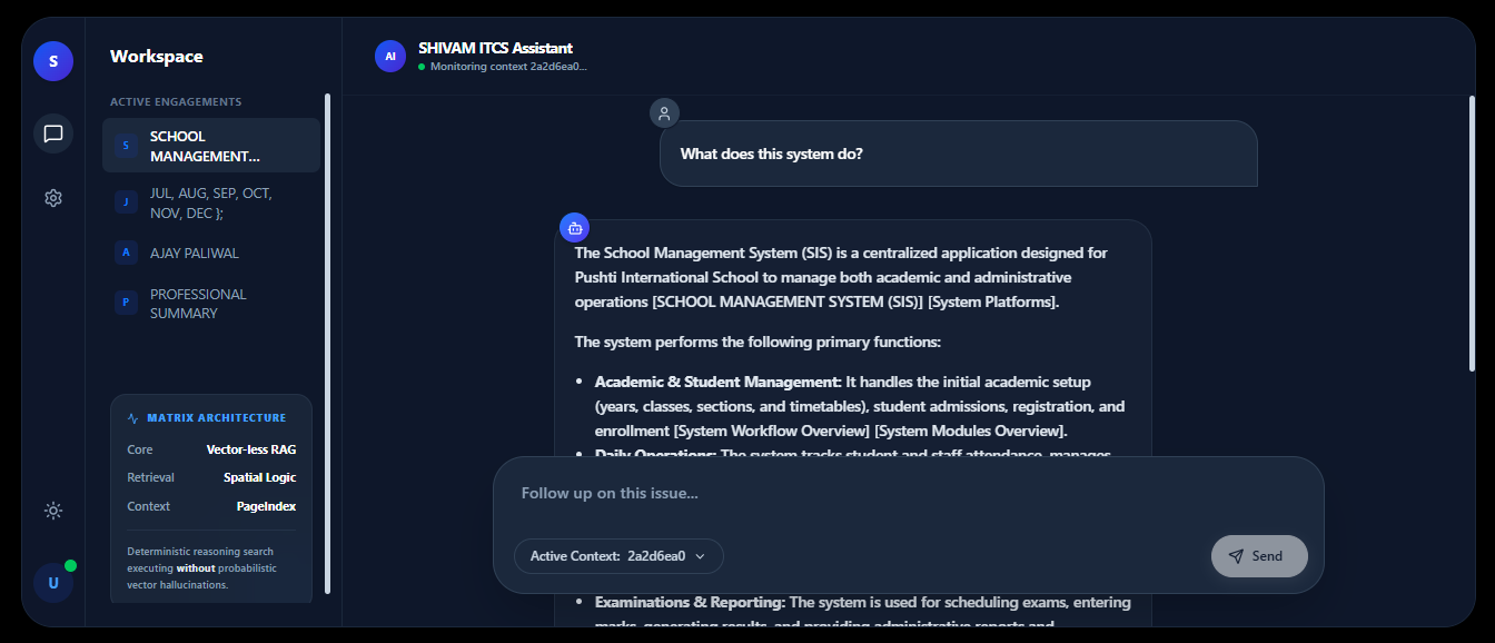 Vectorless RAG – Explainable AI Knowledge Assistant with BM25 Retrieval screenshot 2